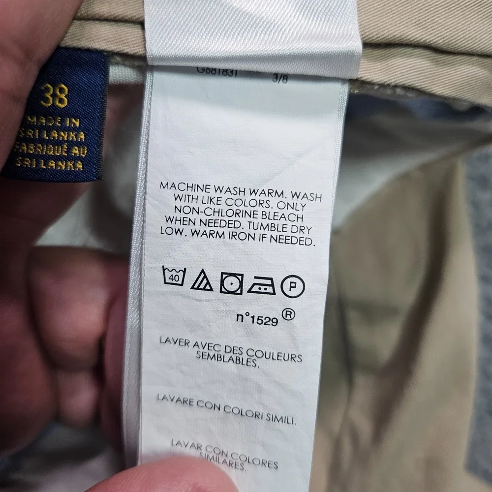 Polo Ralph Lauren Chino Shorts‎ Men 38 Inseam 9